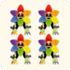 Twisted Dandy Plush 4PCS